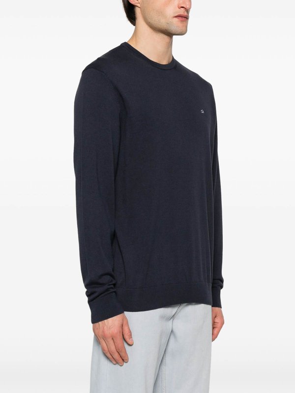 The Best Shops CALVIN KLEIN: クルーネック - クルーネック - ライトブルー