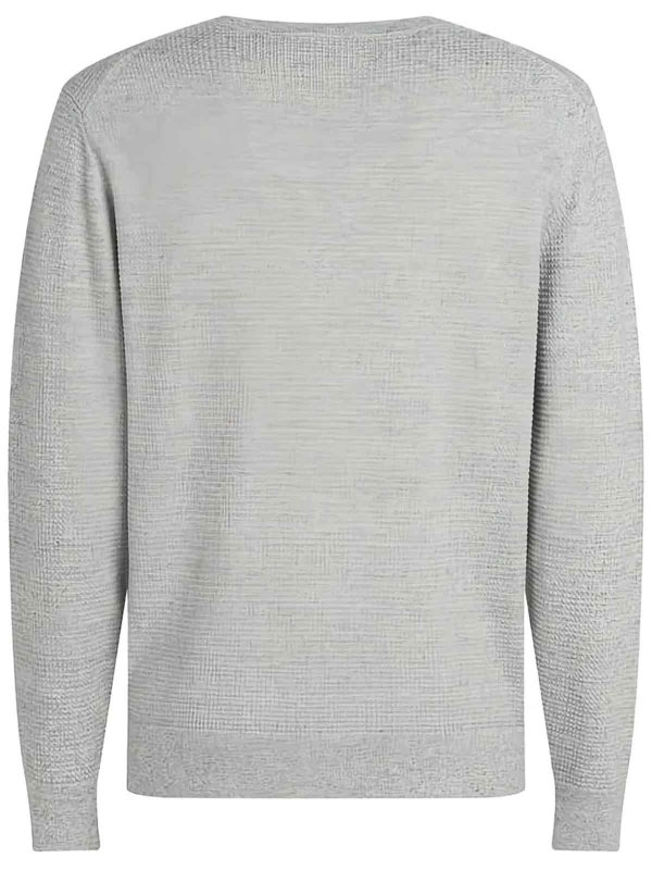 CALVIN KLEIN: maglia collo rotondo online - Waffle Texture Sweater