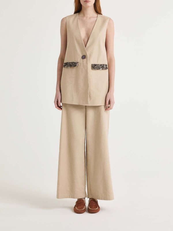 MALIPARMI: Chalecos  online - Chaleco - Camel