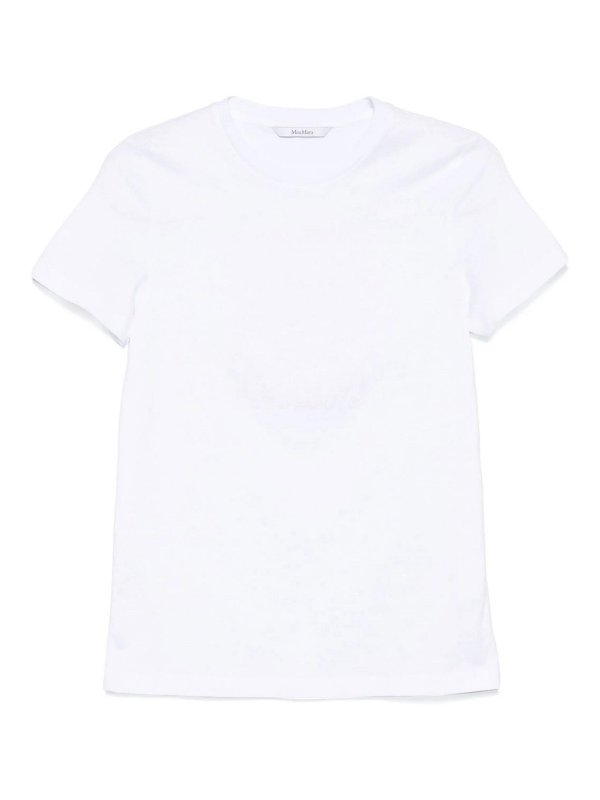 Max Mara: T-shirts - T-Shirt - Weiß