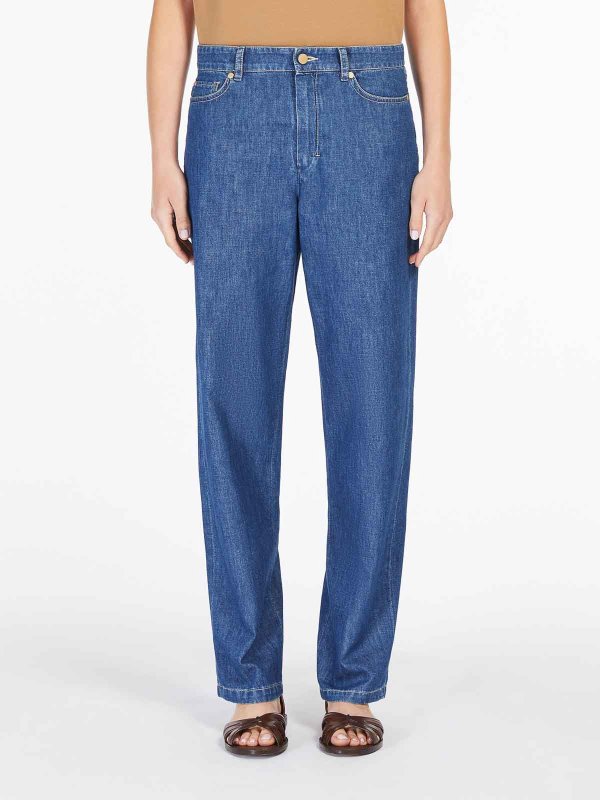 S MAX MARA: ブーツカットジーンズ online - ブーツカットジーンズ - ブルー