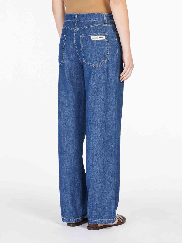 The Best Shops S MAX MARA: ブーツカットジーンズ - ブーツカットジーンズ - ブルー