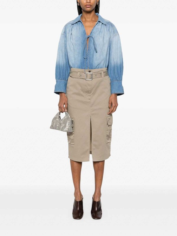 Pinko: Jupes midi et au genou online - Jupe Midi - Vert