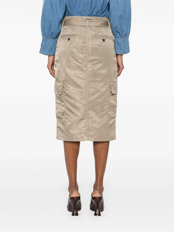 Jupe Midi - Vert shop online: Pinko