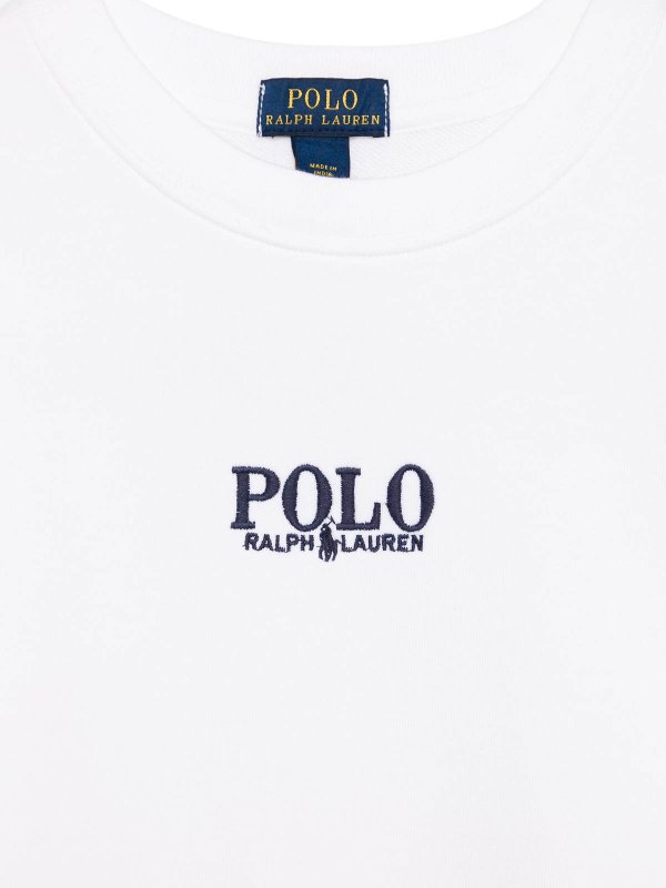 The Best Shops POLO RALPH LAUREN: Sweatshirts und Pullover - Sweatshirt - Weiß
