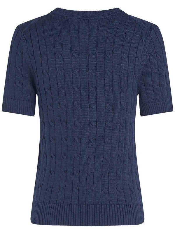 TOMMY HILFIGER: U-Boot-Ausschnitt online - U-Boot-Pullover - Dunkelblau