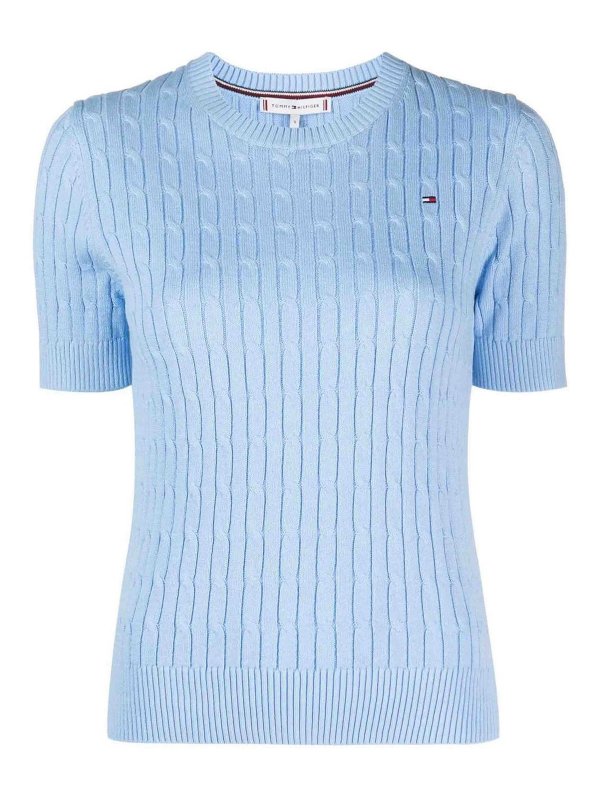 TOMMY HILFIGER: boat necks - Cable Mid