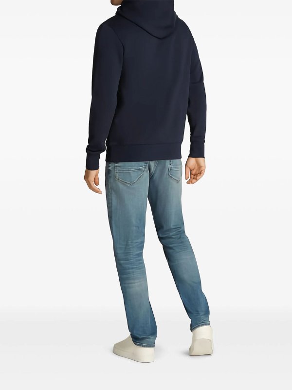 The Best Shops TOMMY HILFIGER: スウェット＆セーター - スウェットシャツ/セーター - ブルー