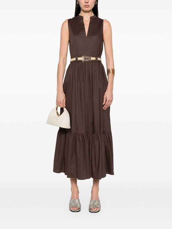 TWINSET: イブニングドレス online - イブニングドレス - キャメル