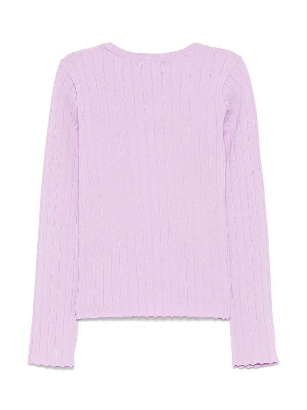 TWINSET: maglia collo a barchetta online - Maglia