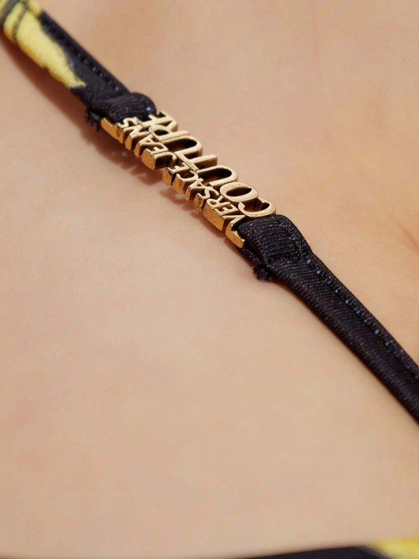 VERSACE JEANS buy online 膝丈ドレス - 黒