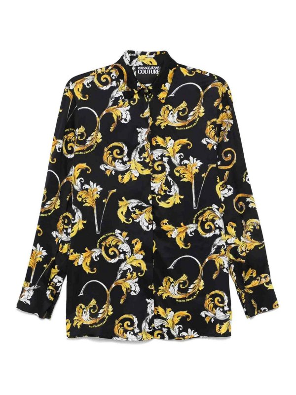 VERSACE JEANS: Hemden - Hemd - Schwarz