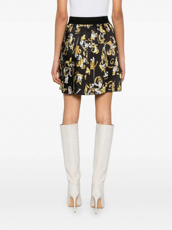 Falda Semilarga - Negro shop online: VERSACE JEANS