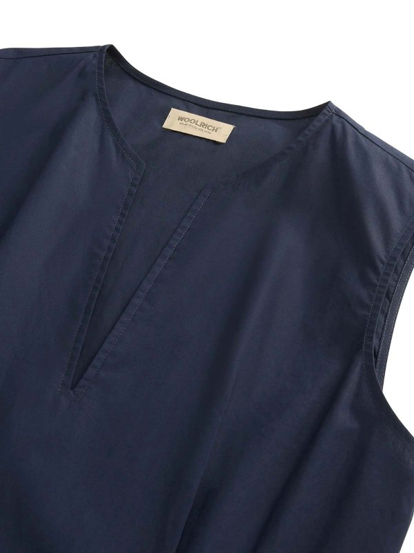 The Best Shops WOOLRICH: マキシドレス - ブルー