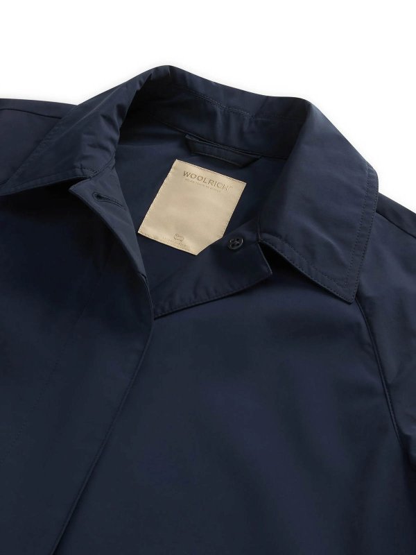 The Best Shops WOOLRICH: Trenchcoat - Blau