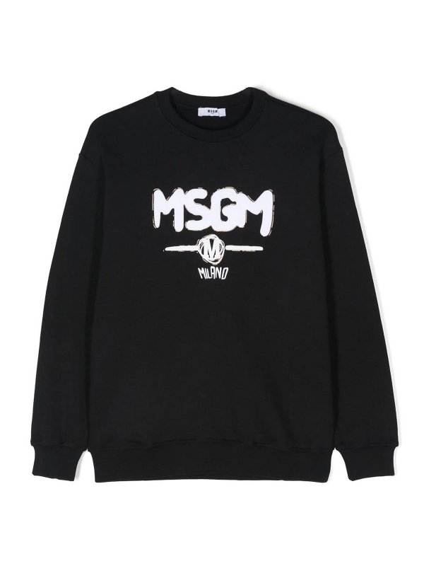 M.S.G.M. KIDS: Sweatshirts & Pulls - Sweat-Shirts - Noir