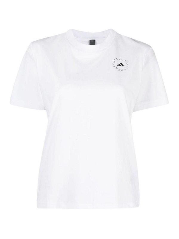 ADIDAS BY STELLA MCCARTNEY: T-shirts - T-Shirt - Weiß