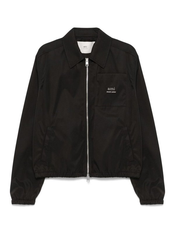 AMI PARIS: giacche bomber - Bomber Con Logo