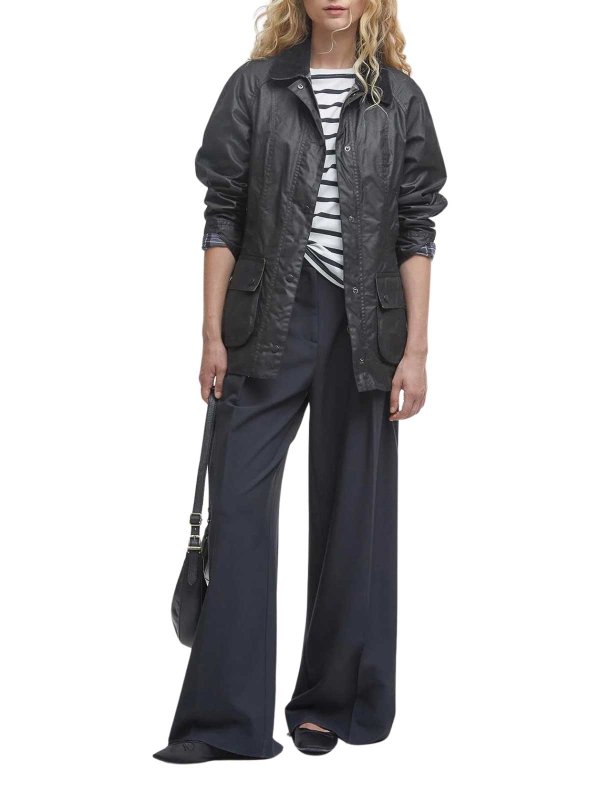 BARBOUR: blazers online - Beadnell wax jacket