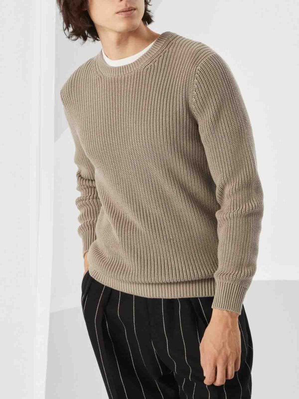 U-Boot-Pullover - Braun shop online: BRUNELLO CUCINELLI