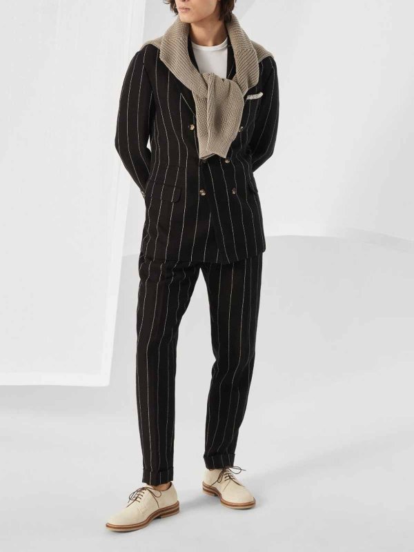 The Best Shops BRUNELLO CUCINELLI: U-Boot-Pullover - Braun