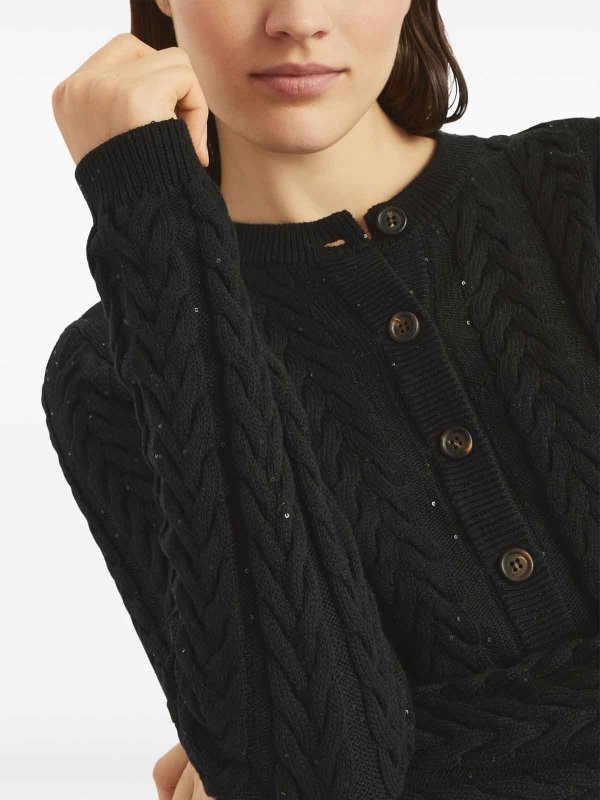BRUNELLO CUCINELLI: Cardigans online - Cardigan - Noir