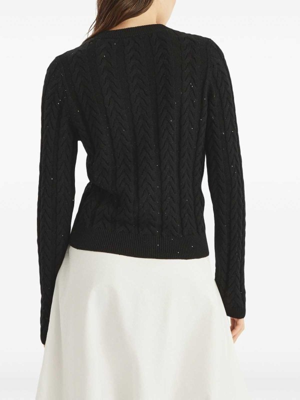 Cardigan - Noir shop online: BRUNELLO CUCINELLI