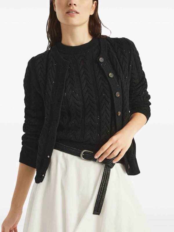 BRUNELLO CUCINELLI buy online Cardigan - Noir