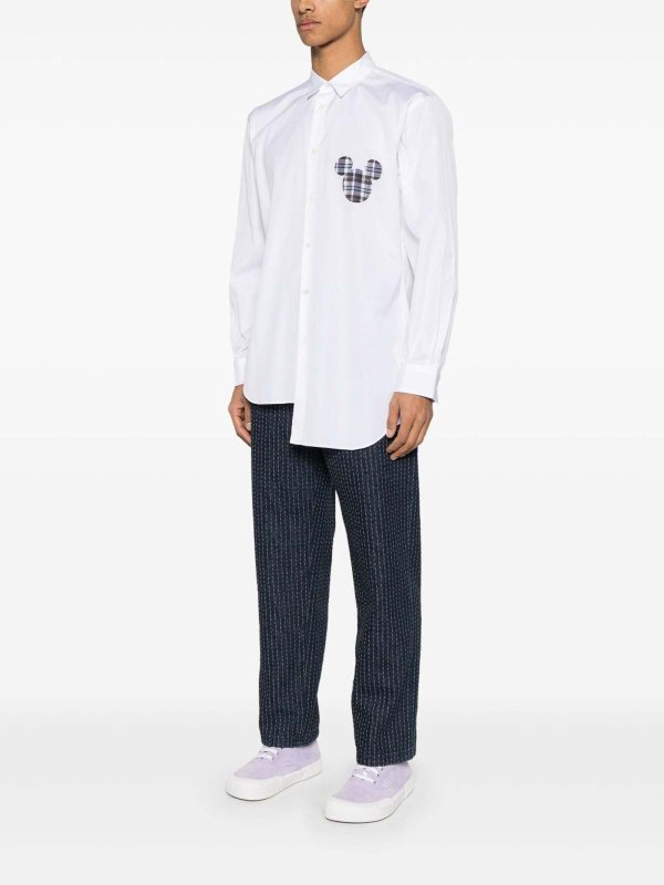 Tシャツ - 白 shop online: COMME DES GARCONS