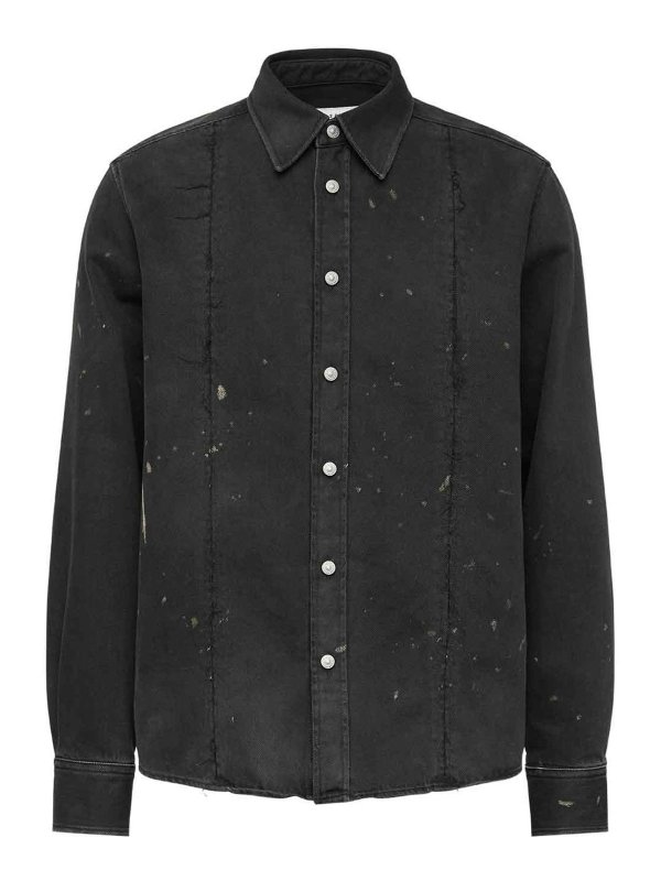 MM6 MAISON MARGIELA: シャツ - シャツ - 黒
