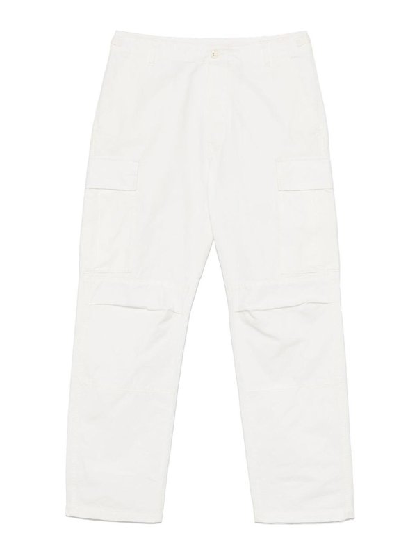 MM6 MAISON MARGIELA: Pantalons casual - Pantalons Décontractés - Blanc