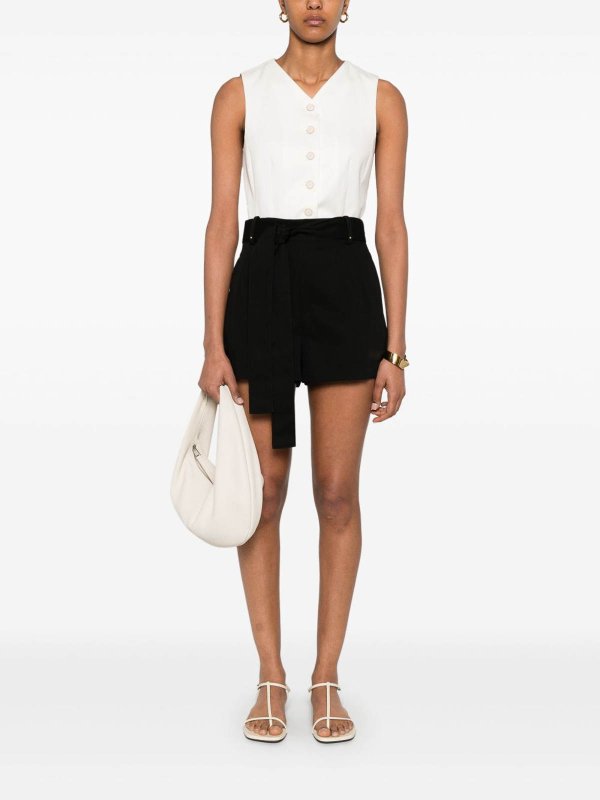 The Best Shops MONCLER: Trousers Shorts - Shorts In Gabardine