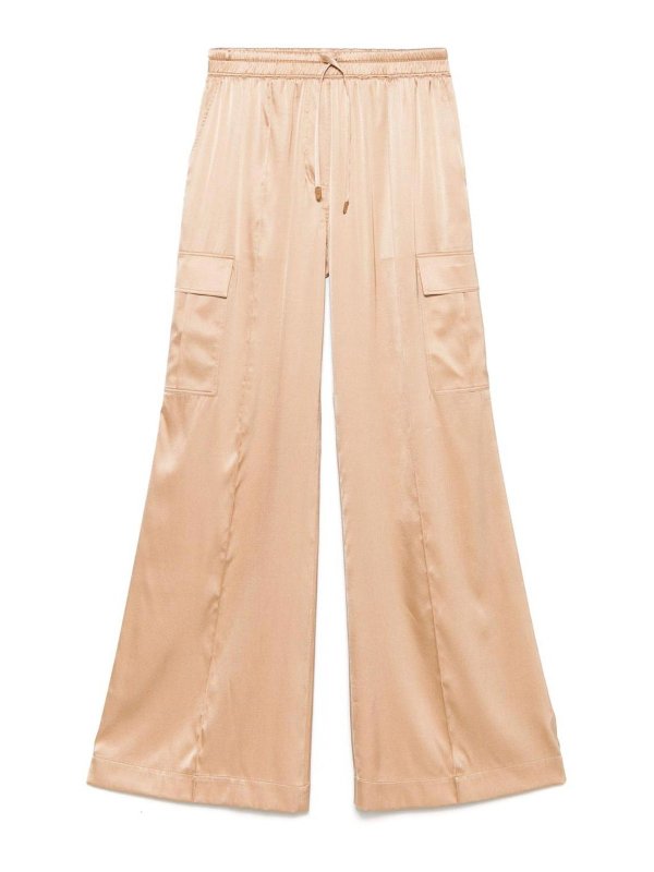 TOM FORD: leather coats - Satin cargo