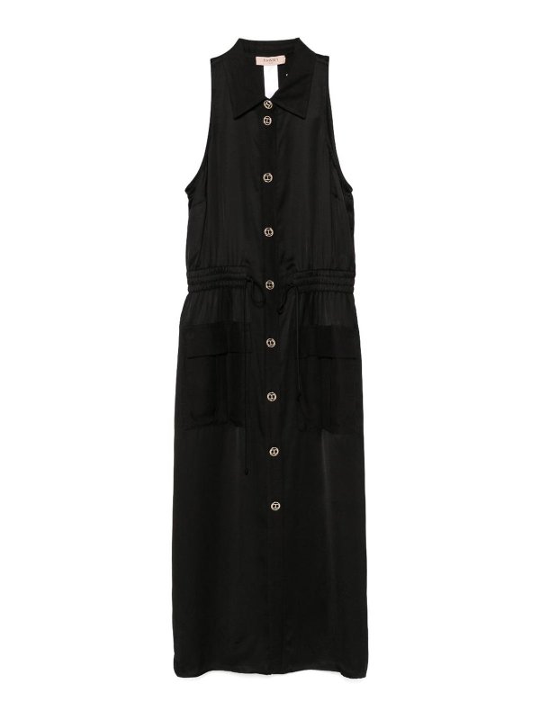 TWINSET: ニーレングスドレス - 膝丈ドレス - 黒