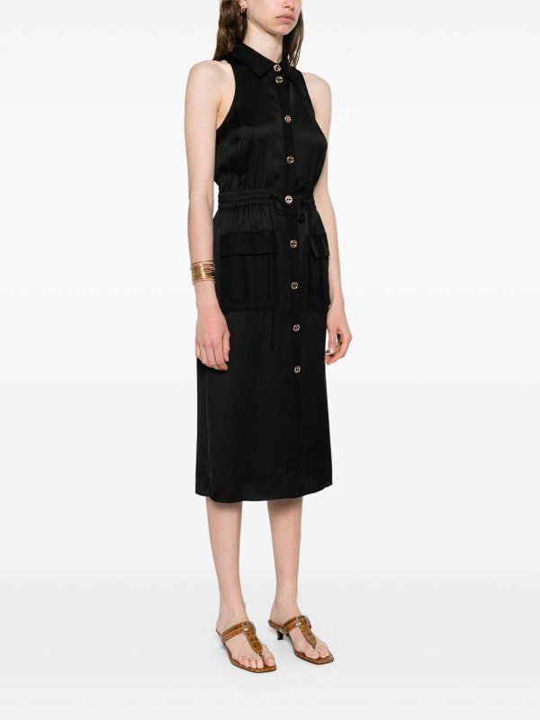 TWINSET: ニーレングスドレス online - 膝丈ドレス - 黒