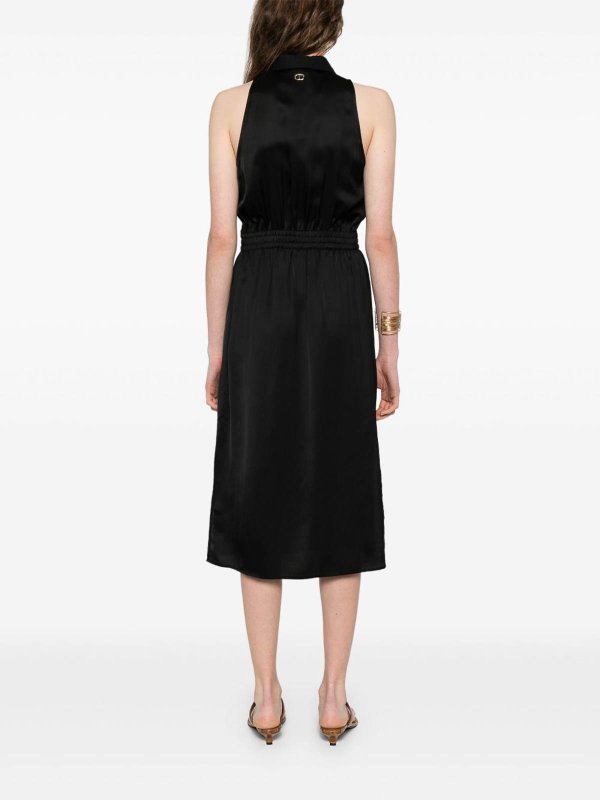 膝丈ドレス - 黒 shop online: TWINSET