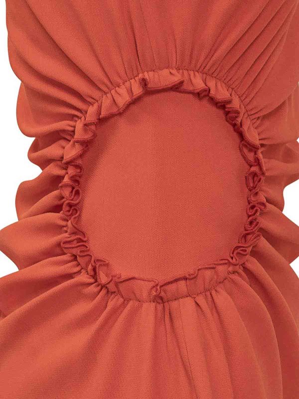 Robe Courte - Orange shop online: VICTORIA BECKHAM