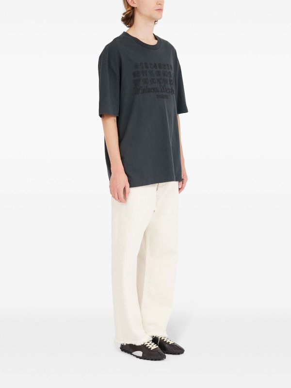 T-Shirt Con Motivo Numeri shop online: Maison Margiela