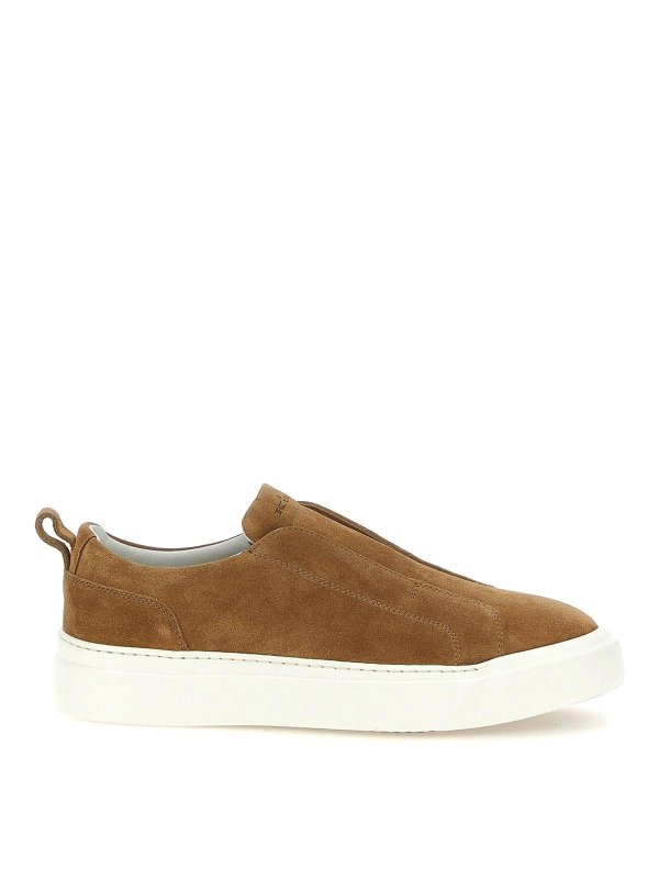 KITON: trainers - Sneakers in suede leather