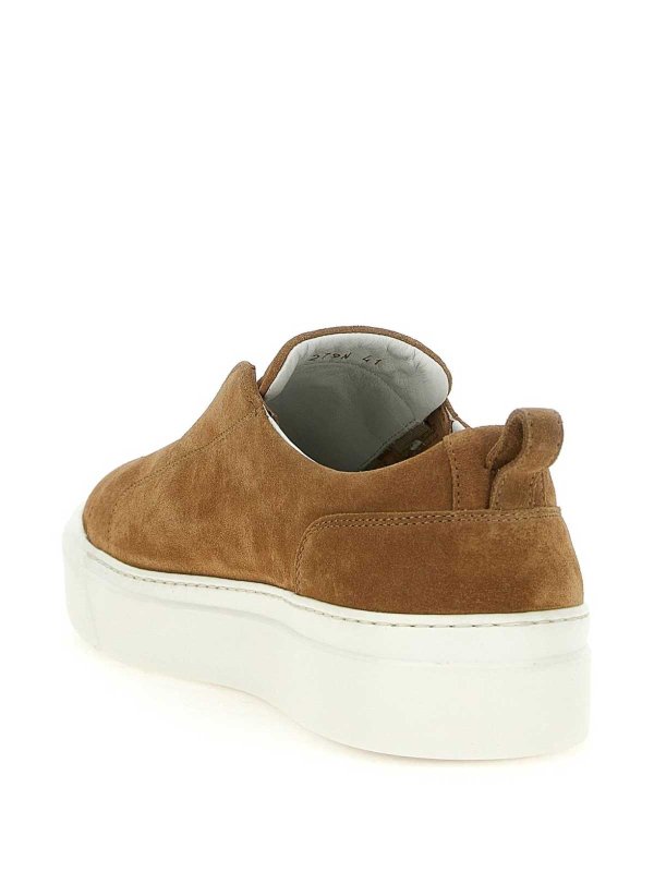 Sneakers in suede leather shop online: KITON