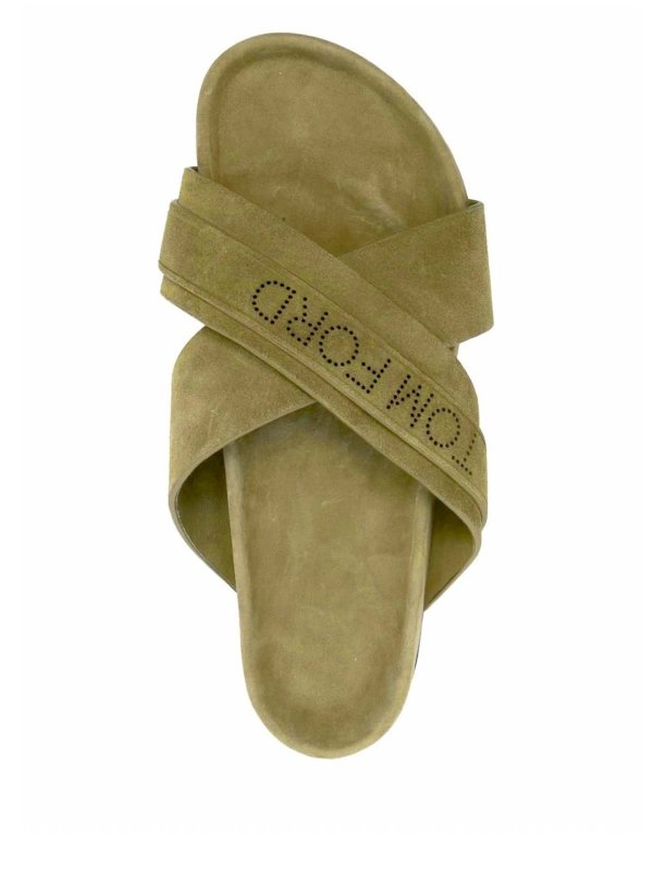 The Best Shops TOM FORD: sandals - Sandals with cross design