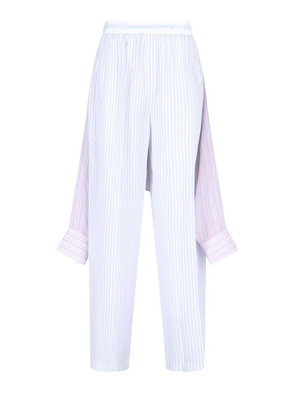 ALEXANDER WANG: casual trousers - Large pants in silk