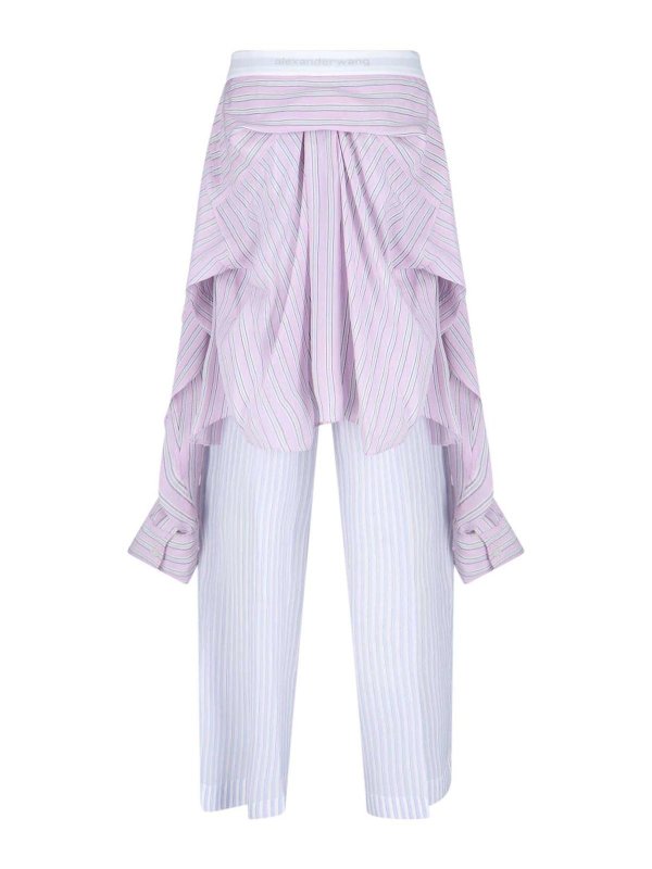 ALEXANDER WANG: casual trousers online - Large pants in silk