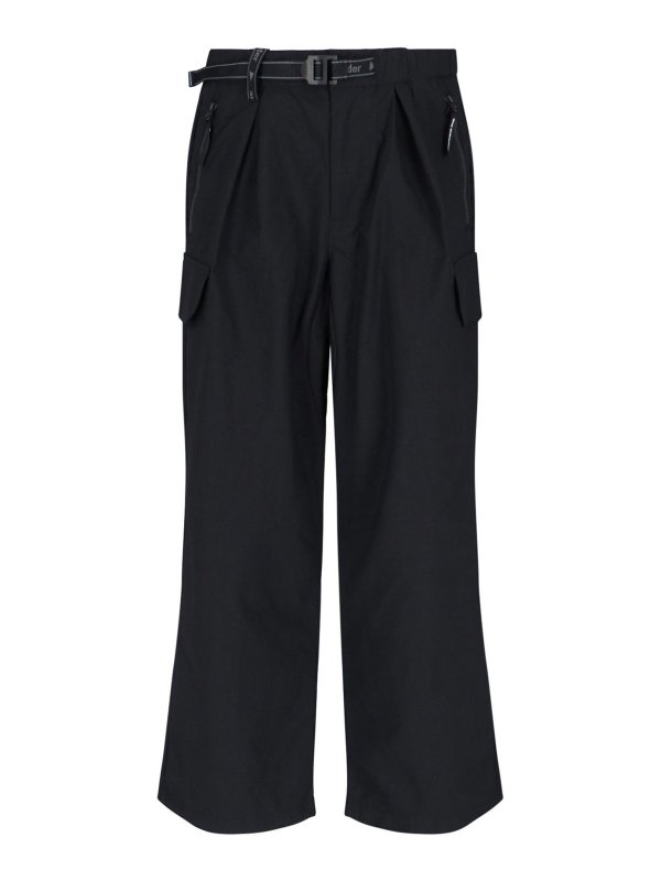 AND WANDER: Pantalons casual - Pantalons Décontractés - Noir