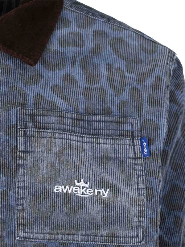 The Best Shops AWAKE NY: casual jackets - Leopard printing work jacket