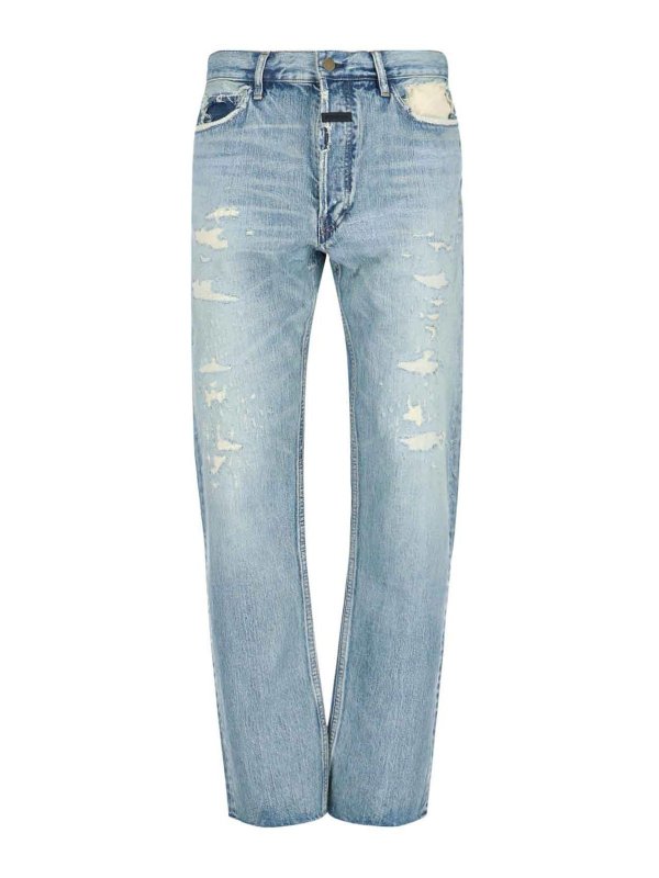 FEAR OF GOD: ブーツカットジーンズ - ブーツカットジーンズ - ブルー