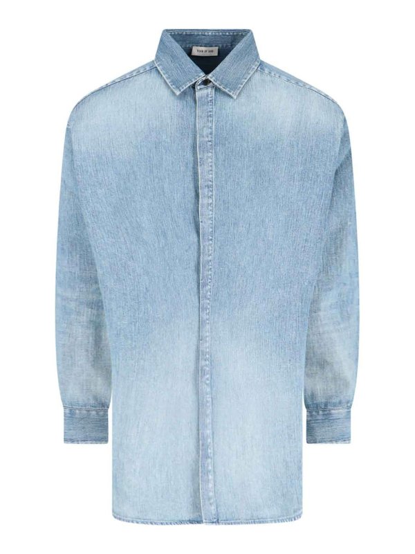 FEAR OF GOD: shirts - Denim shirt