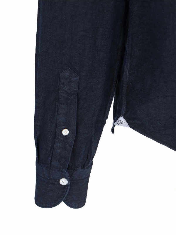 The Best Shops FINAMORE 1925: Hemden - Hemd - Blau