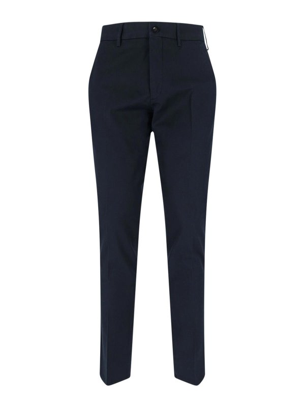 INCOTEX: カジュアルトラウザー - カジュアルパンツ - ブルー