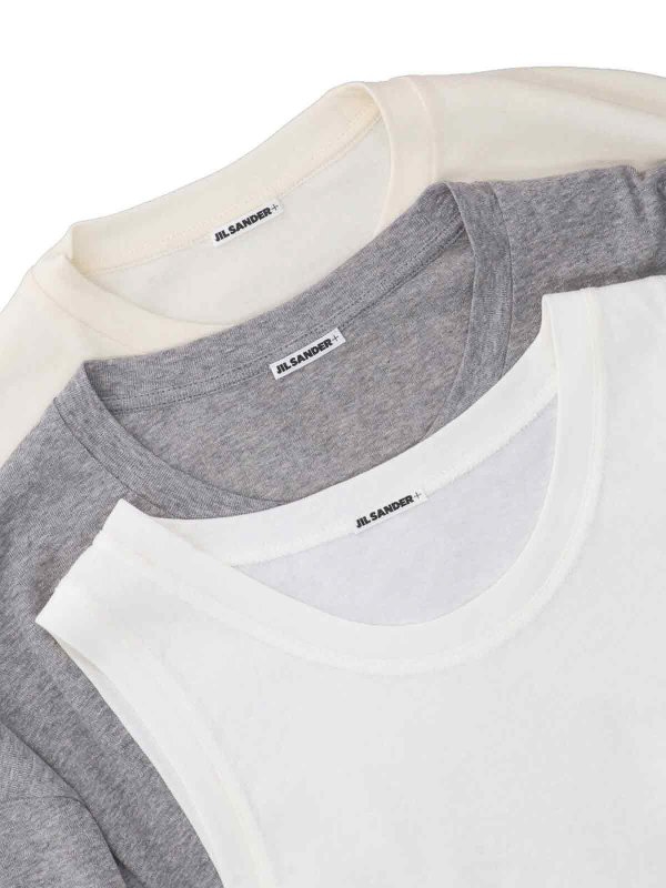 The Best Shops JIL SANDER: Set 2 Magliette E Tank Top
